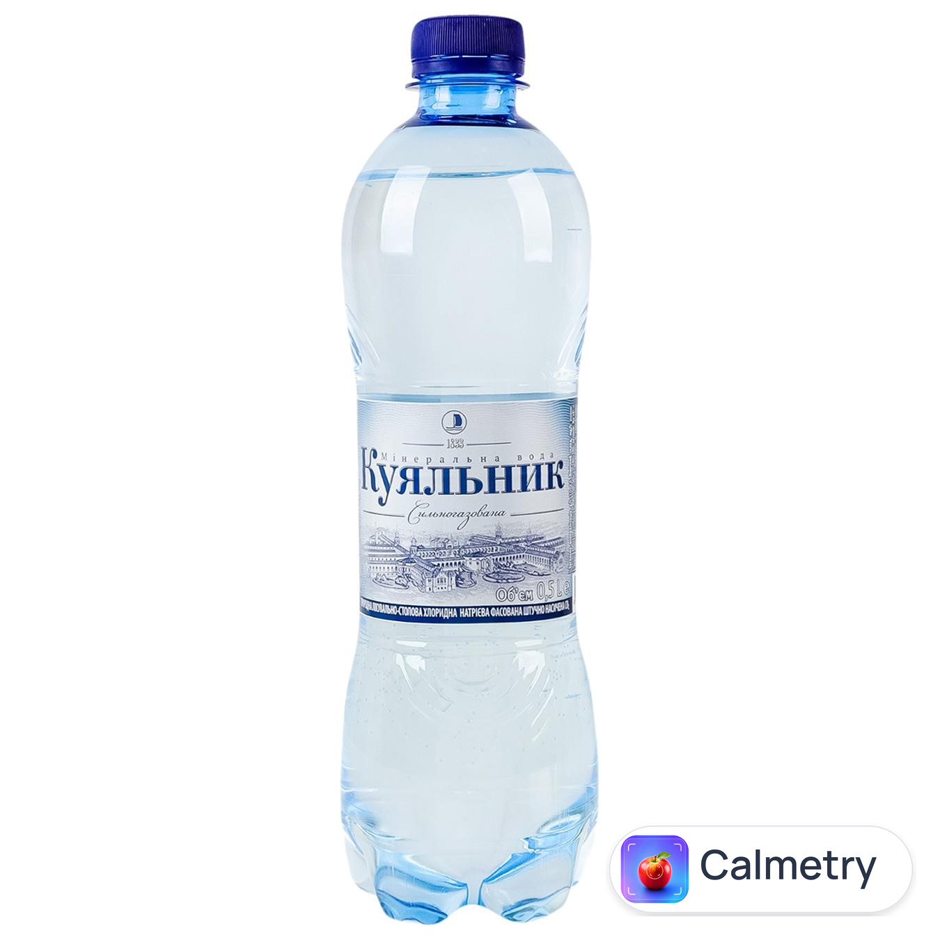 Вода мінеральна Куяльник сильногазована 0,5л