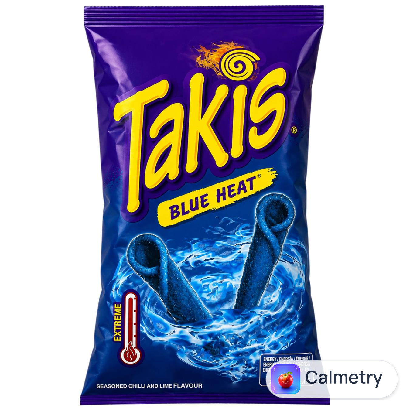 Чипси Takis Blue Heat зі смаком чилі та лайму 100г