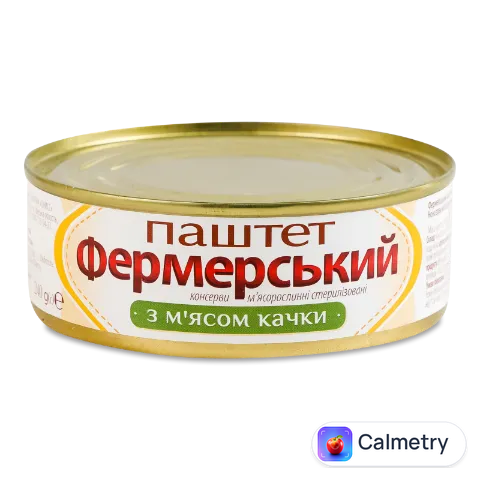 Паштет Фермерський з м'ясом качки Фермерський паштет