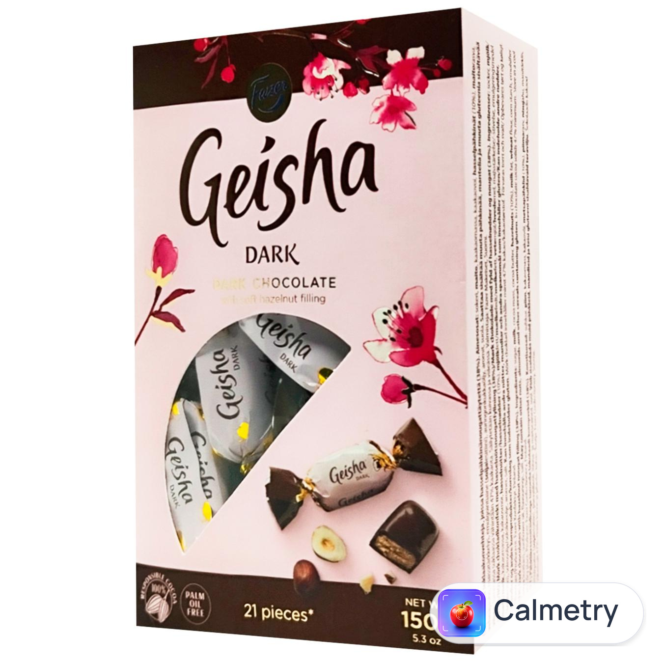 Цукерки Fazer Geisha чорний шоколад 150г