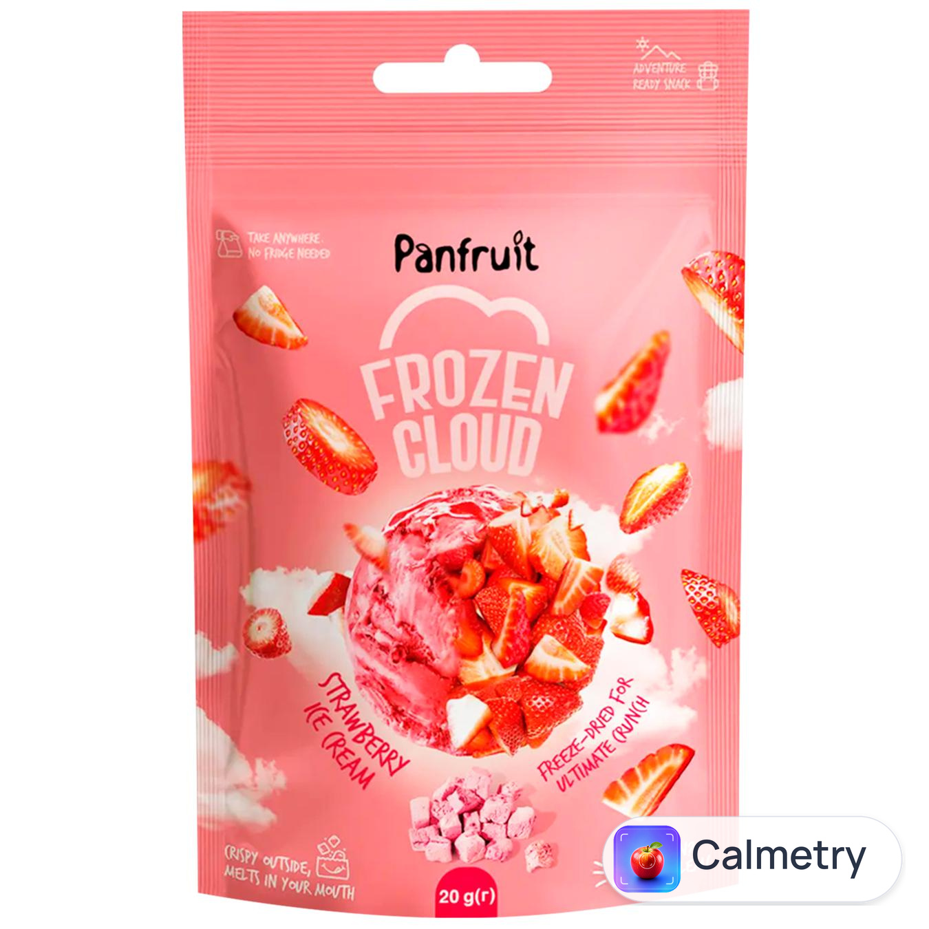 Снек сублімований Panfruit Полуничне морозиво 20г