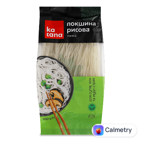 Локшина Katana рисова тонка, 200г