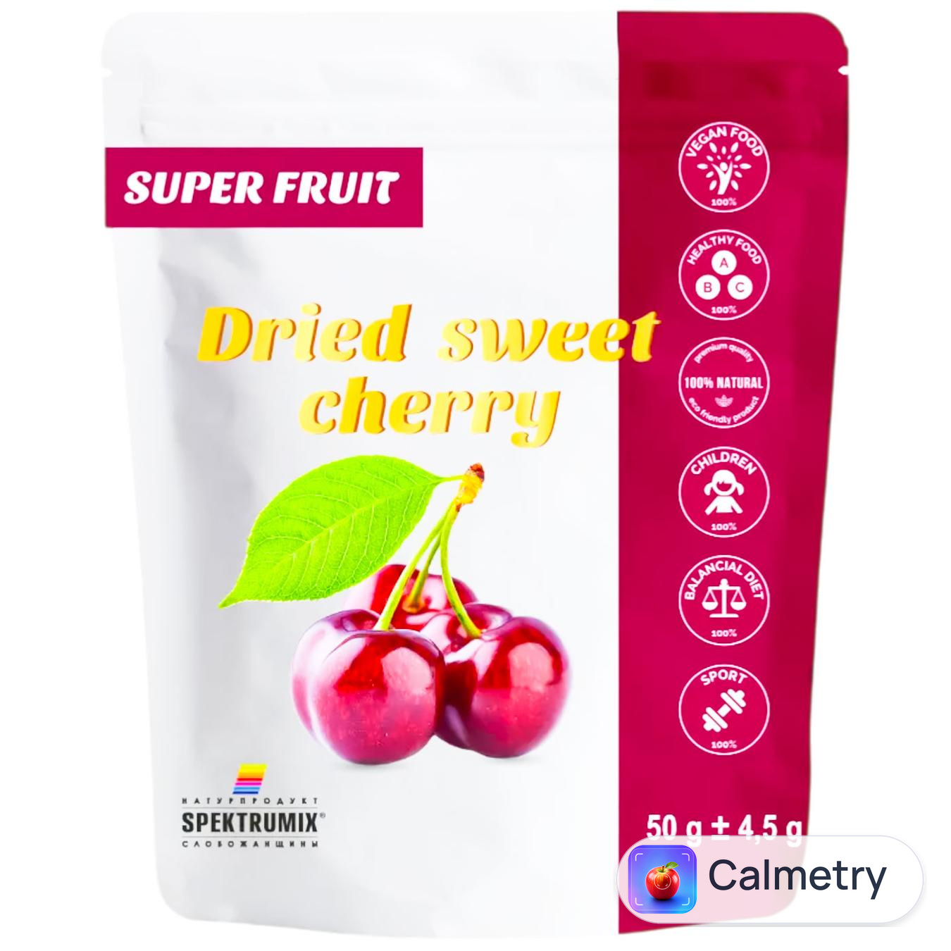 Черешня Spektrumix сушена без кісточки 50г