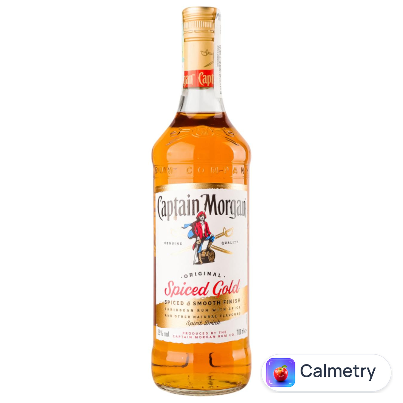 Ромовий напій Captain Morgan Spiced Gold 35% 0,7л — фото продукту
