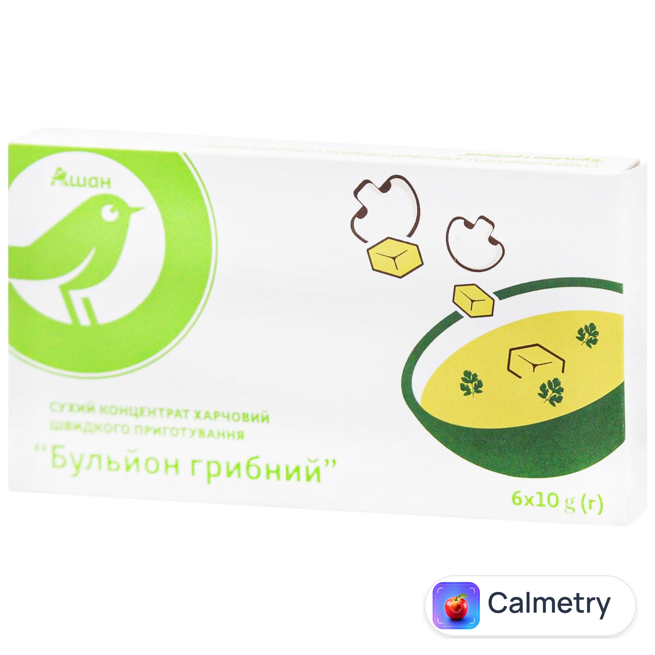 Бульйон Auchan грибний 60г