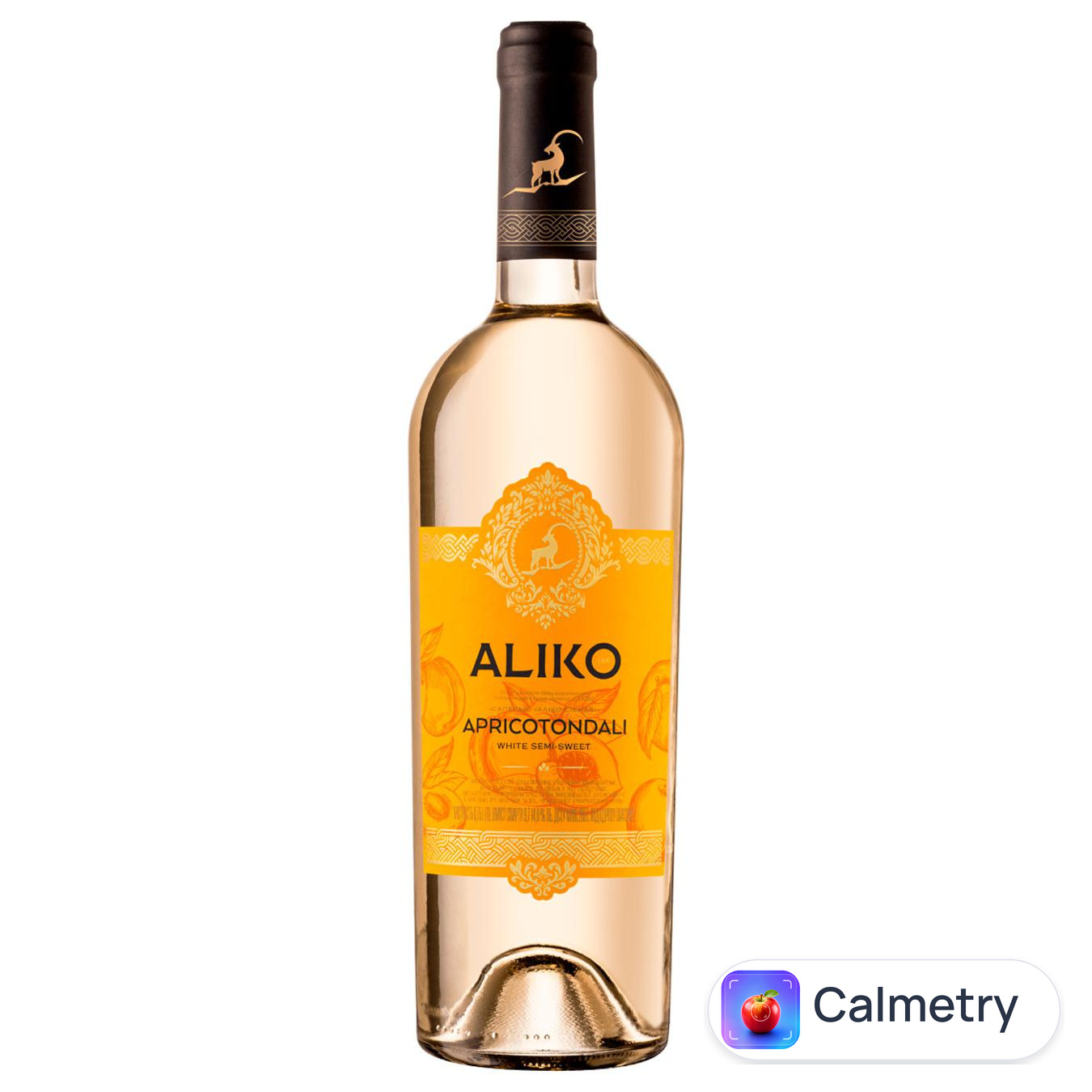 Напій винний Aliko C&W Абрикос білий напівсолодкий 9-12% 0,75л