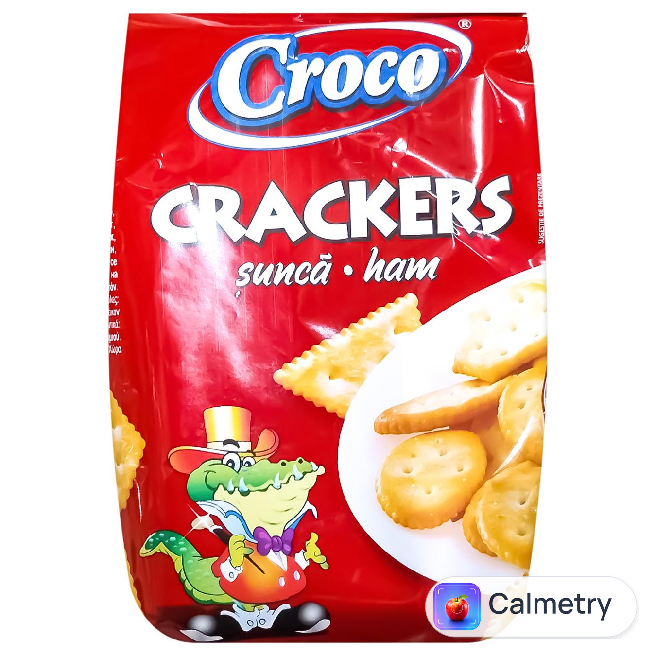 Крекер Croco зі смаком шинки 100г — фото продукту