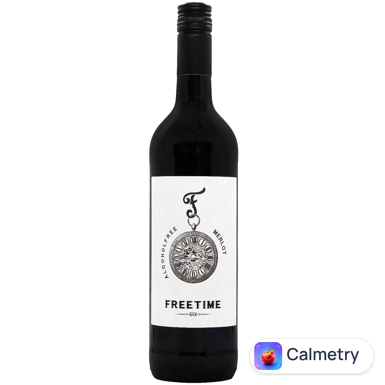 Вино Freetime Merlot безалкогольне напівсолодке червоне 0,75л