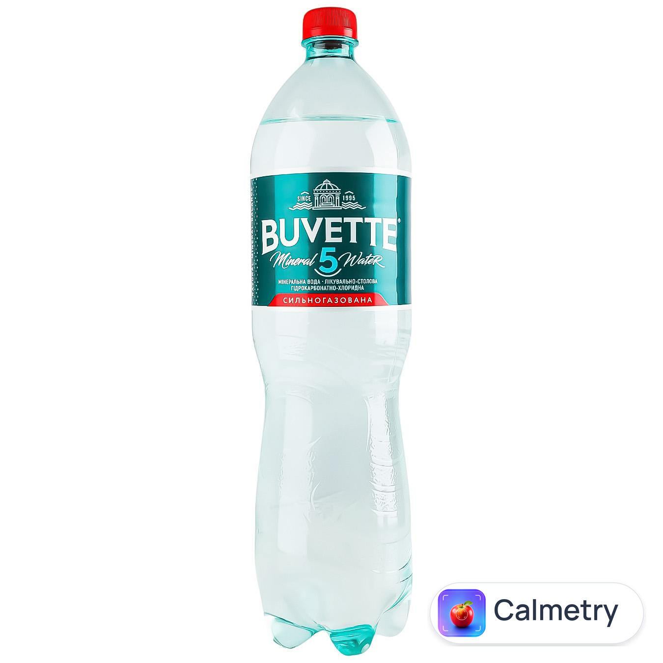 Вода мінеральна Buvette №5 сильногазована 1,5л