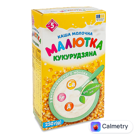 Каша Малютка молочна кукурудзяна, 250г