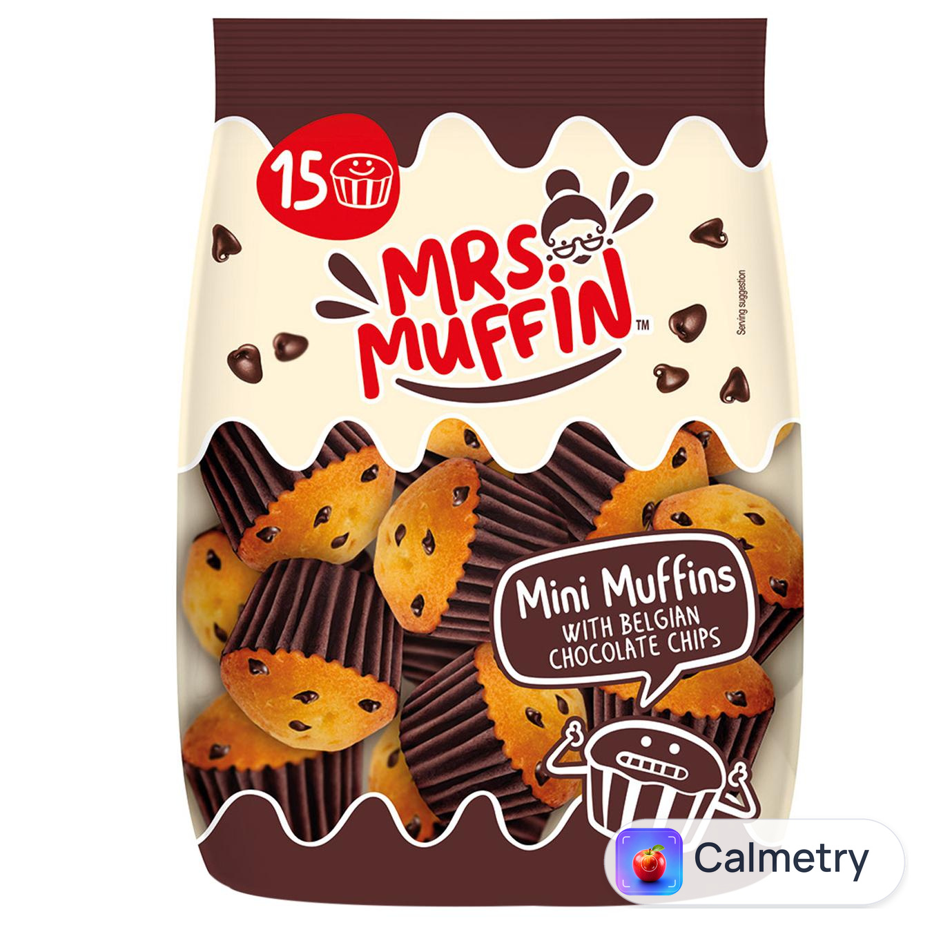 Міні-маффіни Mrs Muffin зі шматочками бельгійського шоколаду 225г