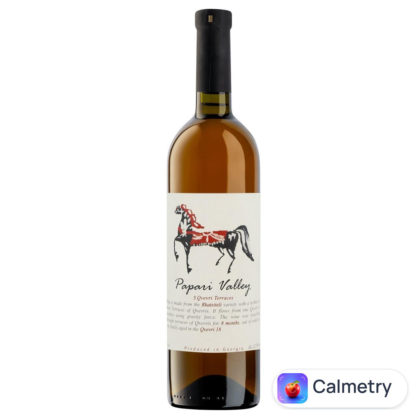 Вино Papari Valley Rkatsiteli Qvevri 18 біле сухе 12,5% 0,75л
