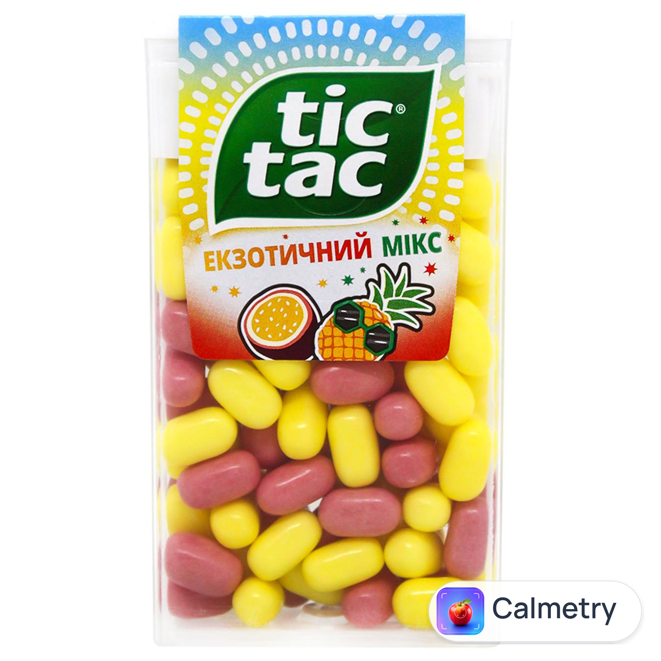 Драже Tic Tac Екзотичний мікс зі смаком ананаса та маракуї 54г