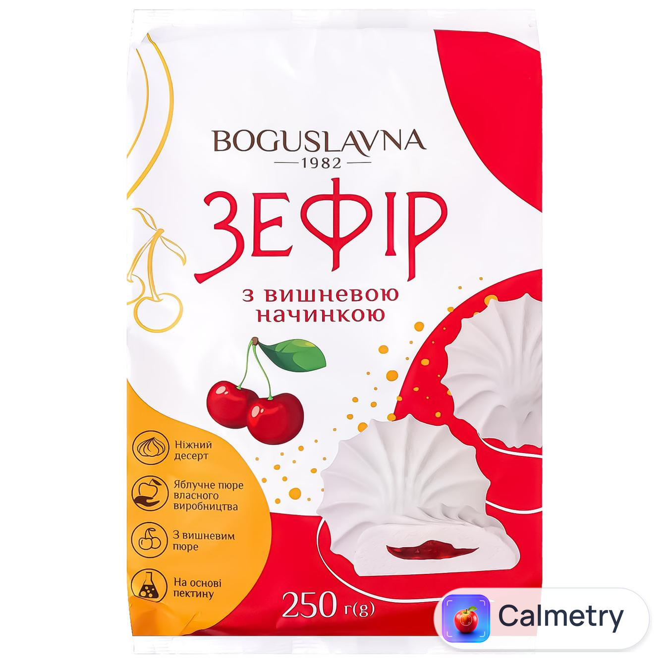 Зефір Богуславна з вишневою начинкою 250г