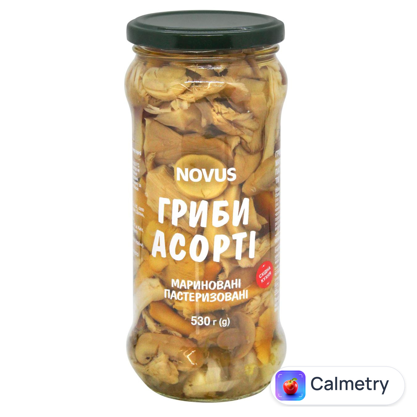 Гриби Novus Асорті мариновані 530г — фото продукту