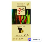 Шоколад чорний Pure Delight з протеїном без цукру 90г — фото продукту