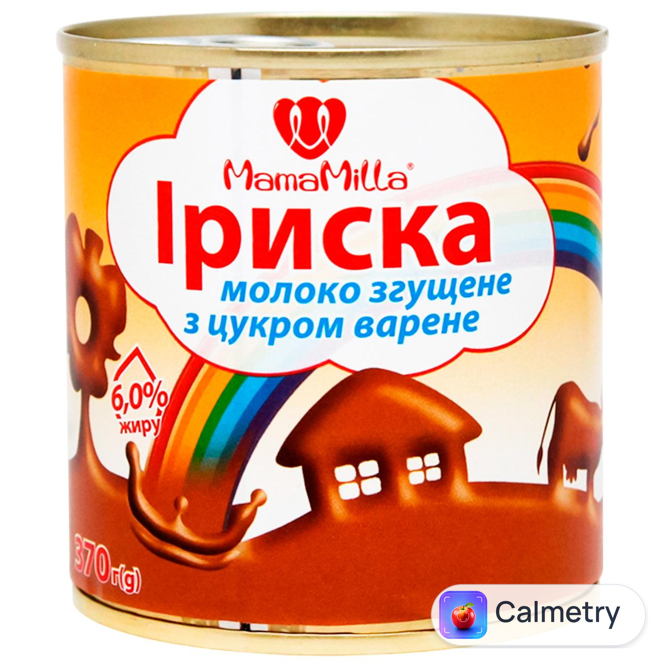 Молоко згущене Mama Milla Іриска варене 6% 370г