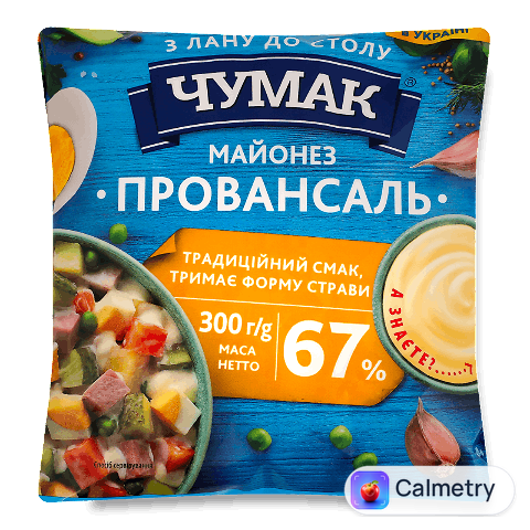 Майонез Чумак Провансаль 67% ф/п, 300г