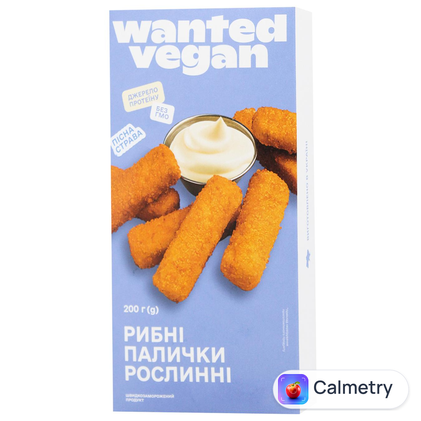 Палички Wanted Vegan рибні рослинні швидкозаморожені 200г