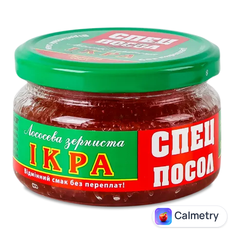 Ікра лососева «Спецпосол» с/б 180г