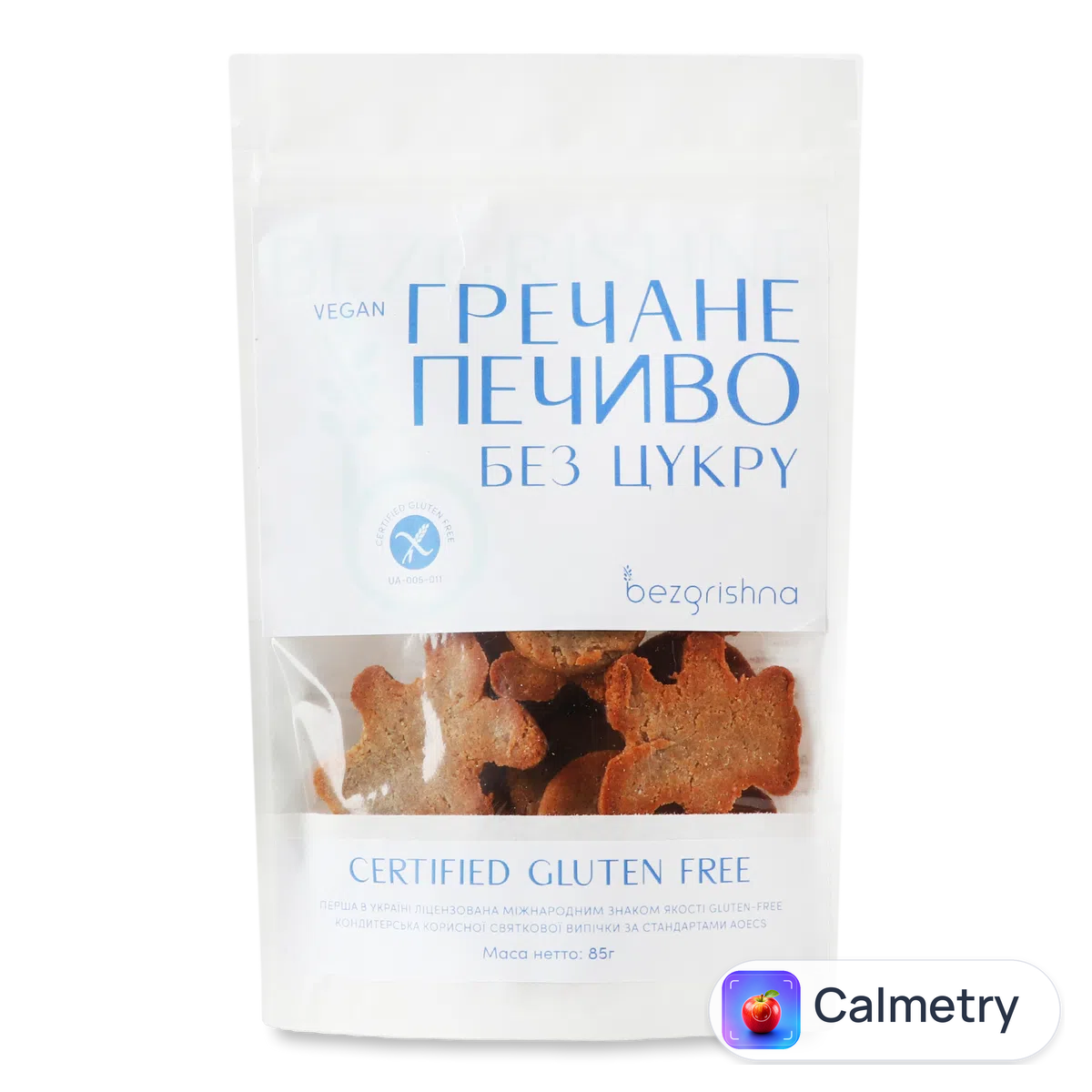 Печиво «Лавка Традицій» Bezgrishna bakery гречане без цукру 85г