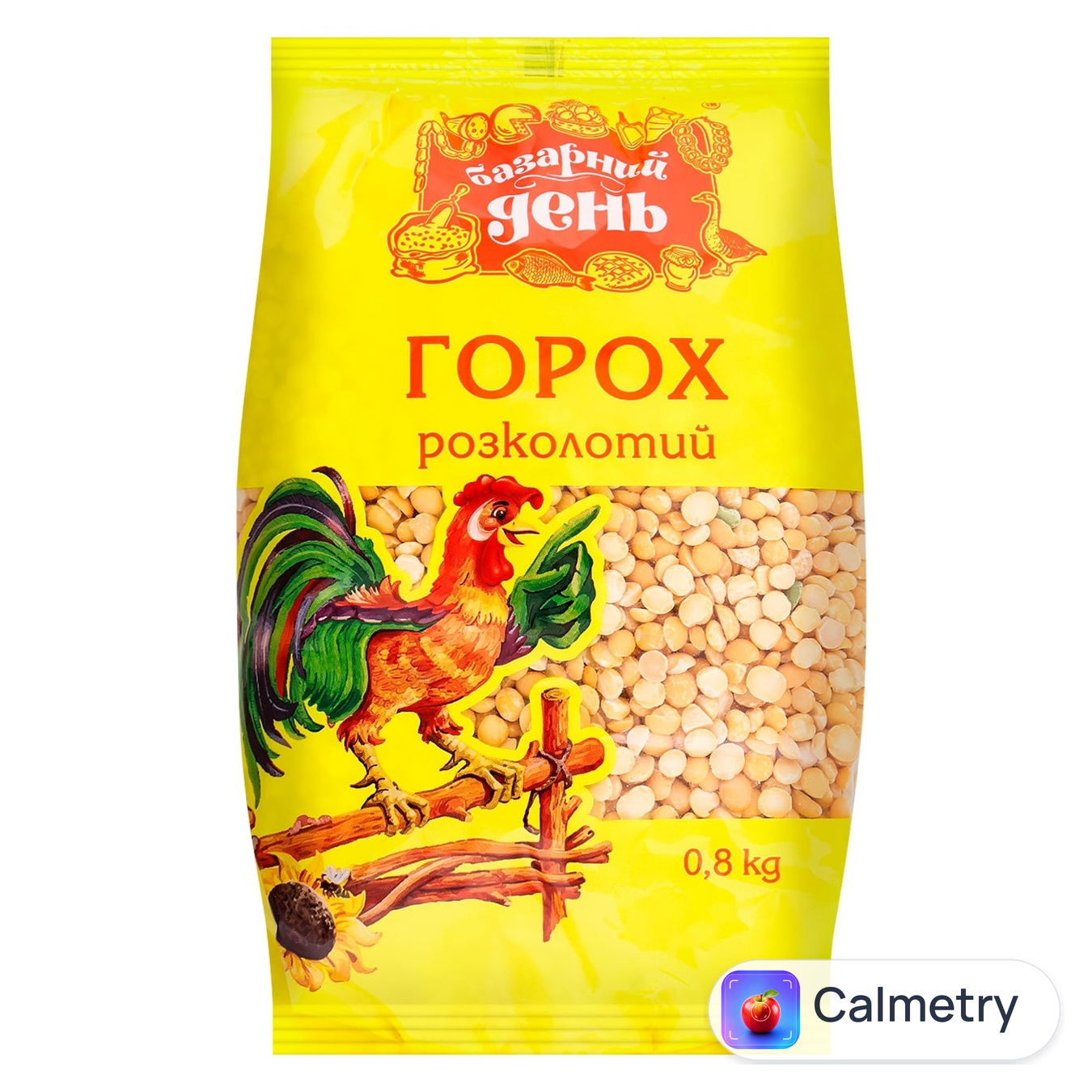 Горох Базарний день розколотий 0,8кг