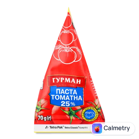 Паста томатна Гурман 25% пірамідка