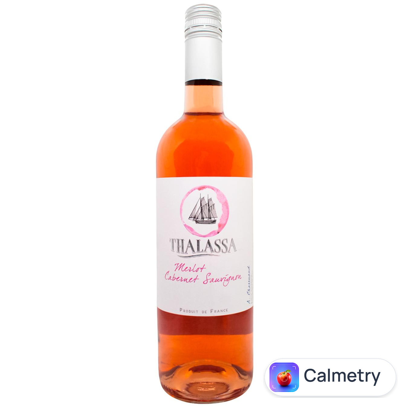 Вино Thalassa Merlot Cabernet Sauvignon рожеве сухе 12,5% 0,75л