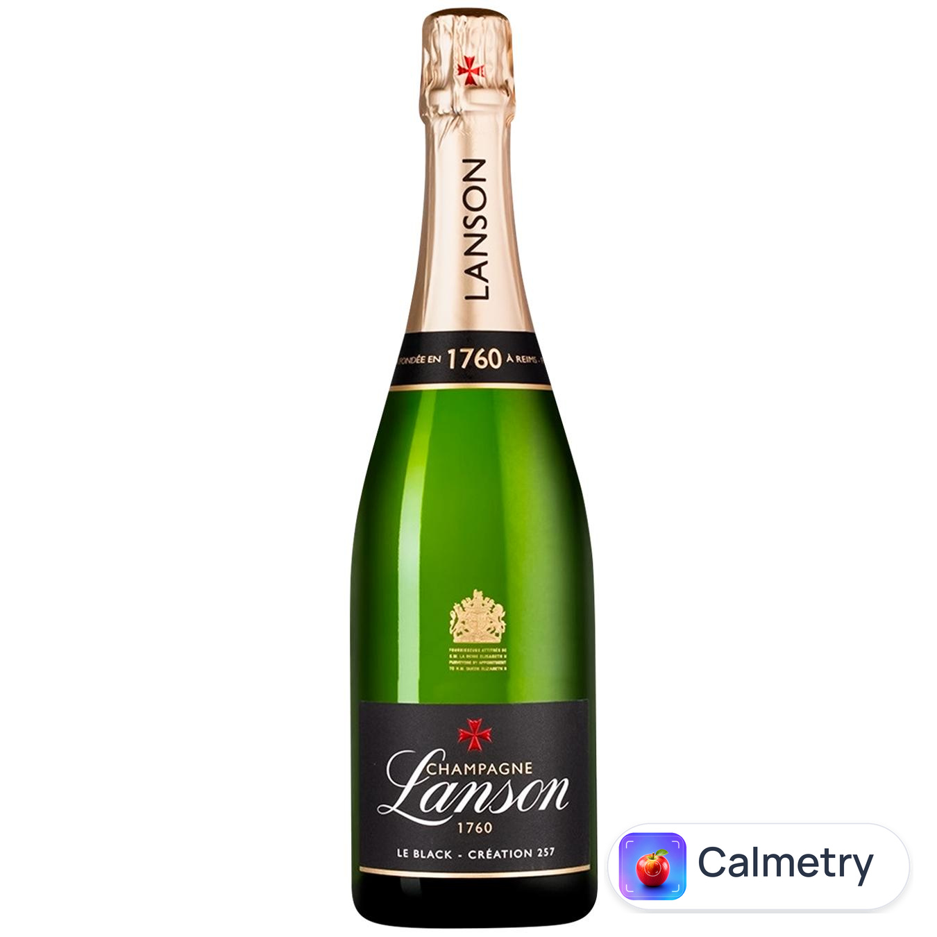 Шампанське Lanson Le Black Label Brut біле брют 12,5% 0,75л