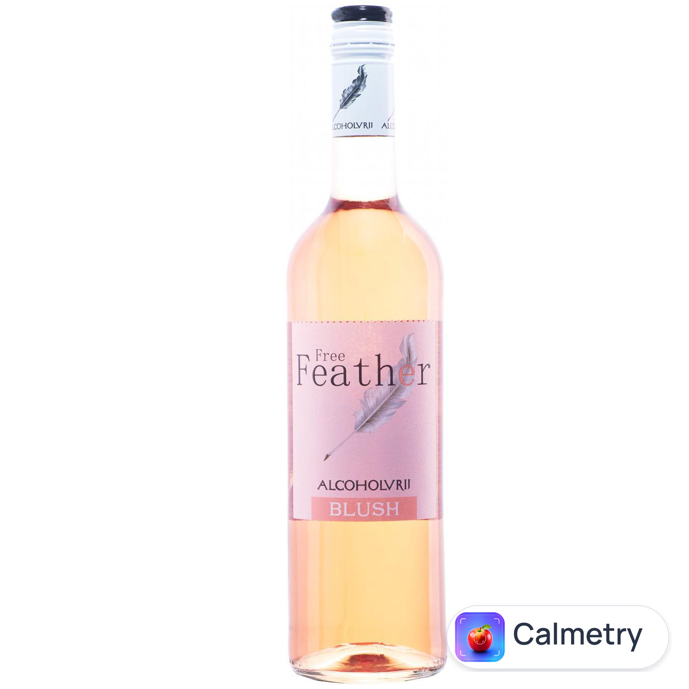 Вино Free Feather Blush безалкогольне рожеве напівсолодке 0,75л