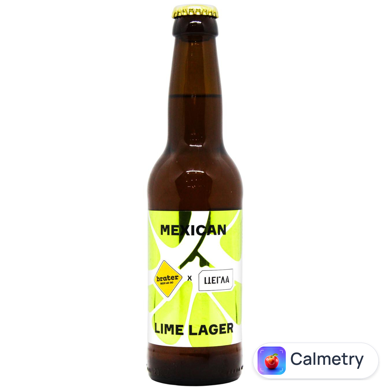 Пиво Brater Mexican Lime Lager світле нефільтроване 4,2% 0,33л