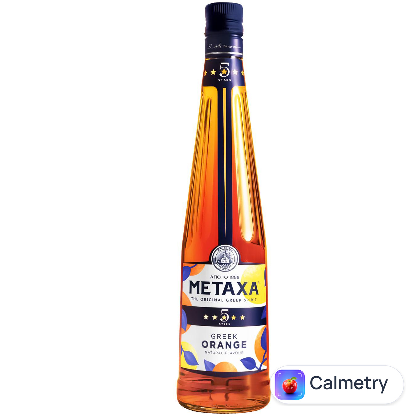 Напій алкогольний Metaxa Orange Greek 5 зірок 38% 0,7л — фото продукту