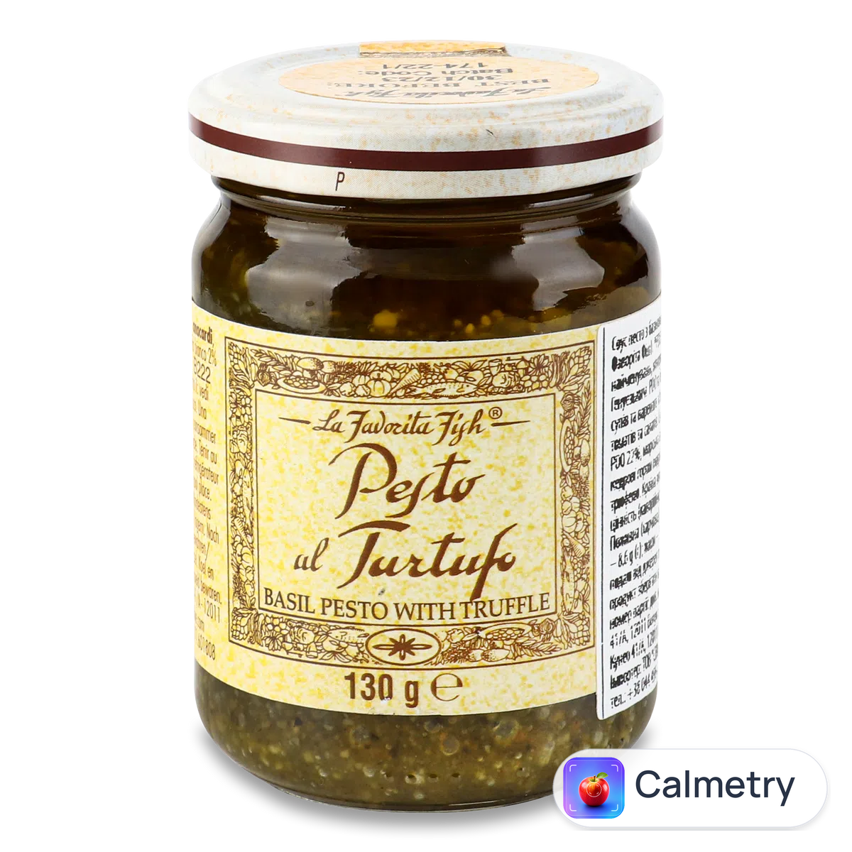 Соус La Favorita Fish «Песто Дженовезе» з білим трюфелем 130г