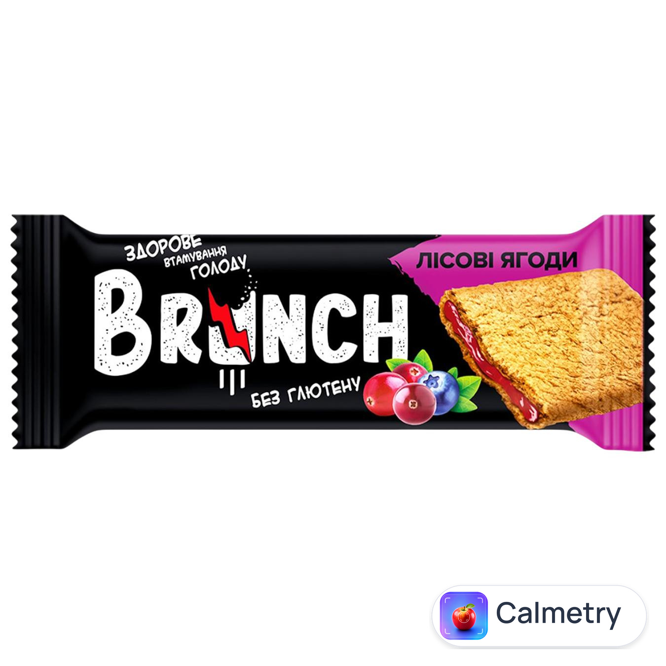 Снеки АВК Brunch мультизлакові зі шматочками лісових ягід 56г — фото продукту