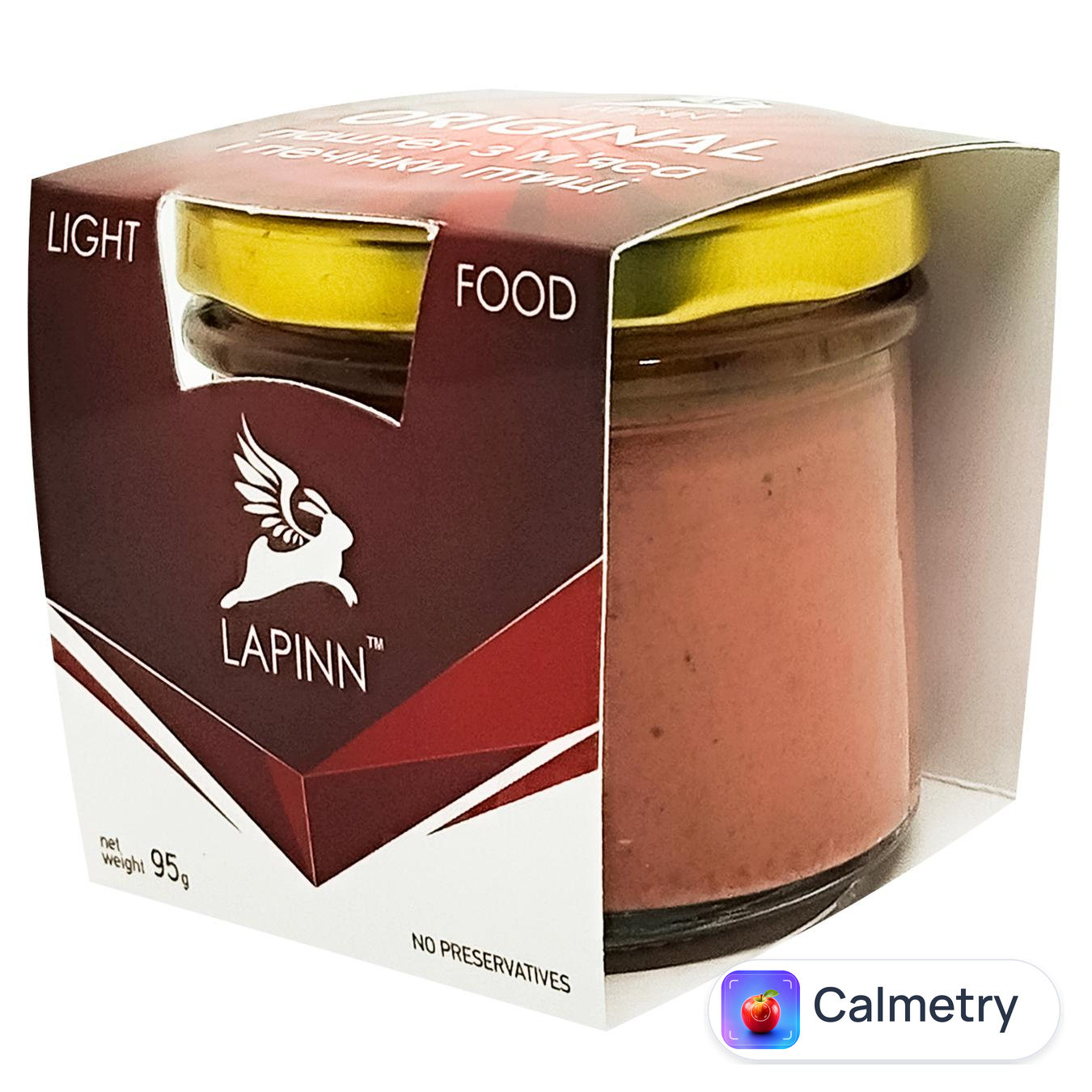 Паштет Lapinn Original з м'яса і печінки птиці 95г