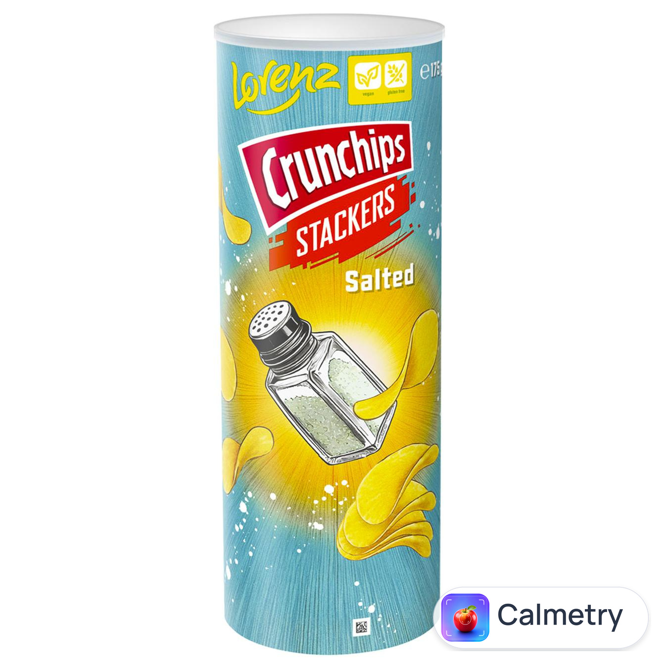 Чипси Lorenz Crunchips Stackers з сіллю 175г