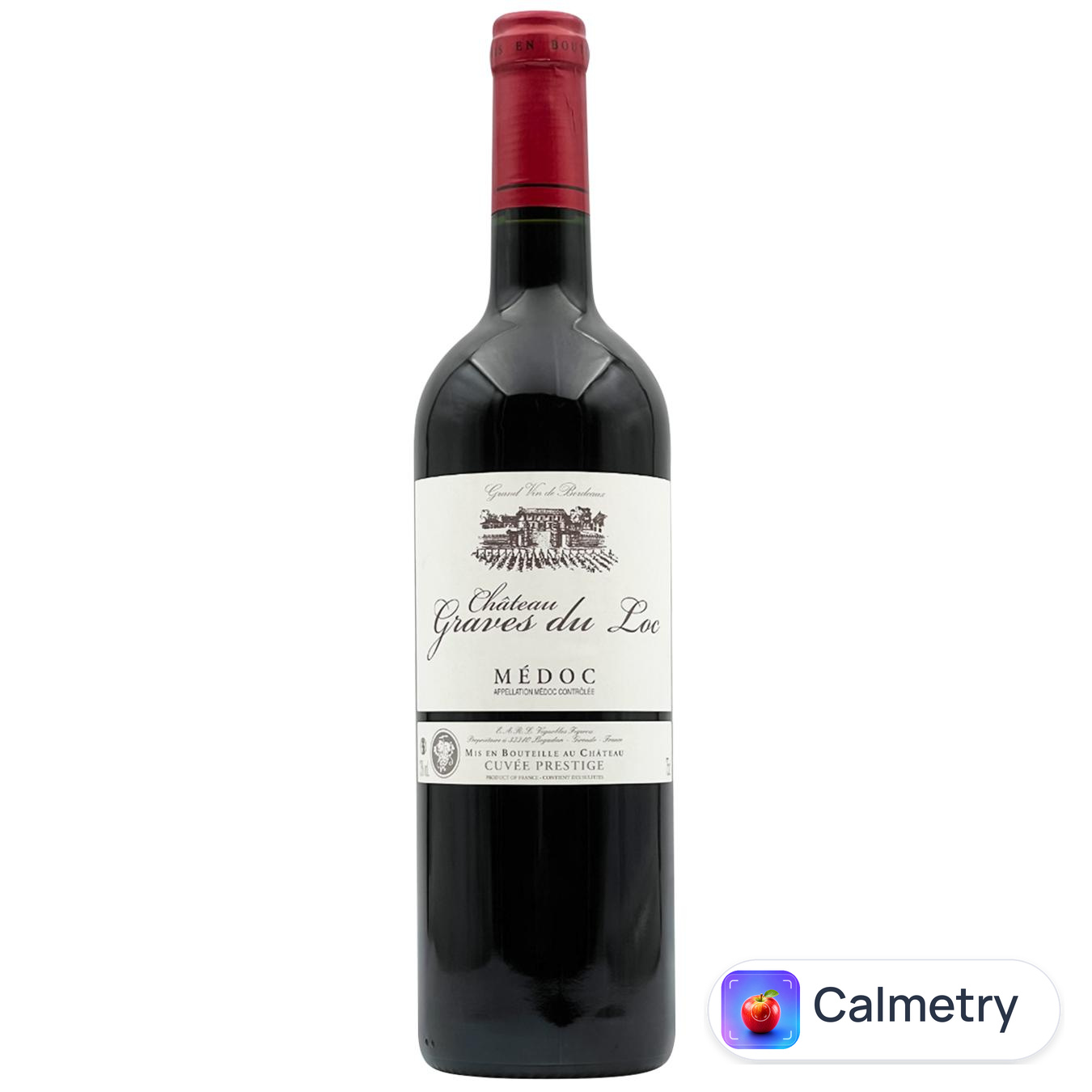 Вино Chateau Graves Du Loc Medoc червоне сухе 13% 0,75л