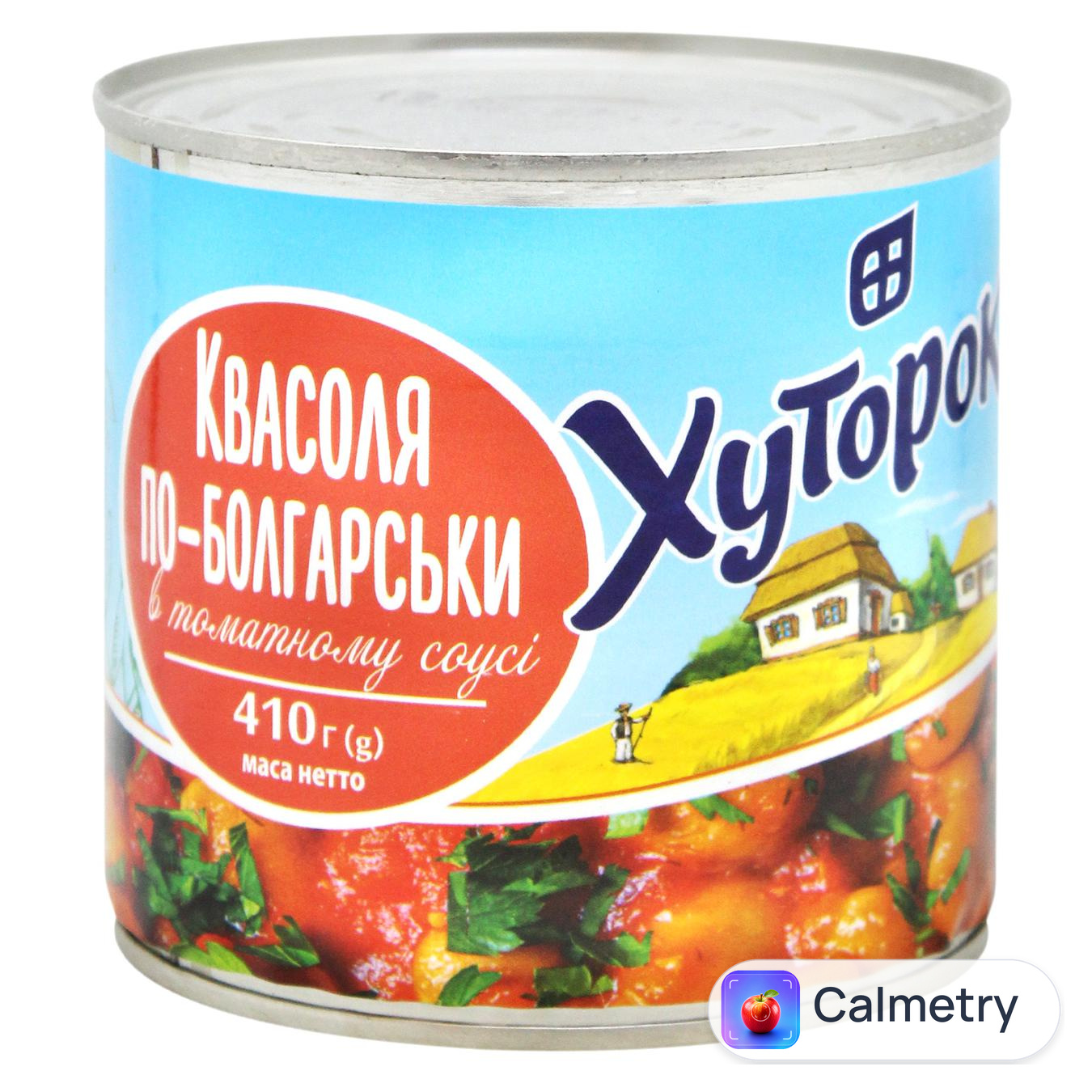 Квасоля Хуторок по-болгарськи в томатному соусі 425г — фото продукту