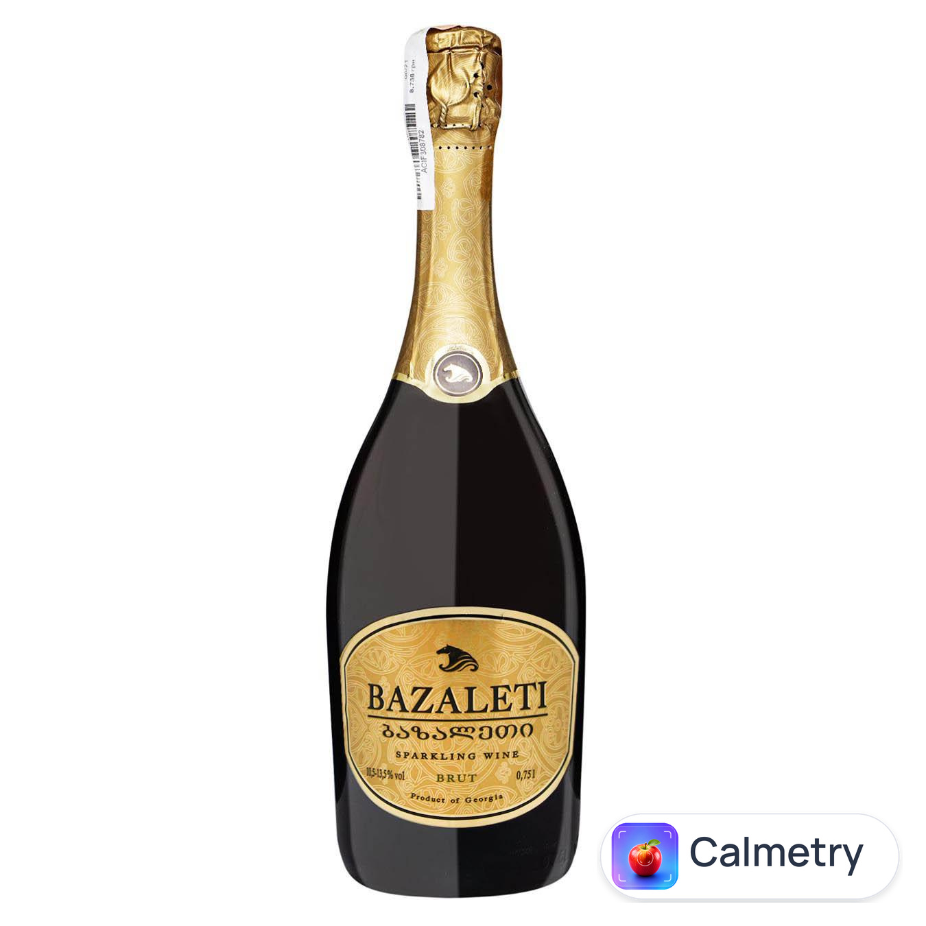 Вино ігристе Bazaleti біле брют 10,5-13,5% 0,75л