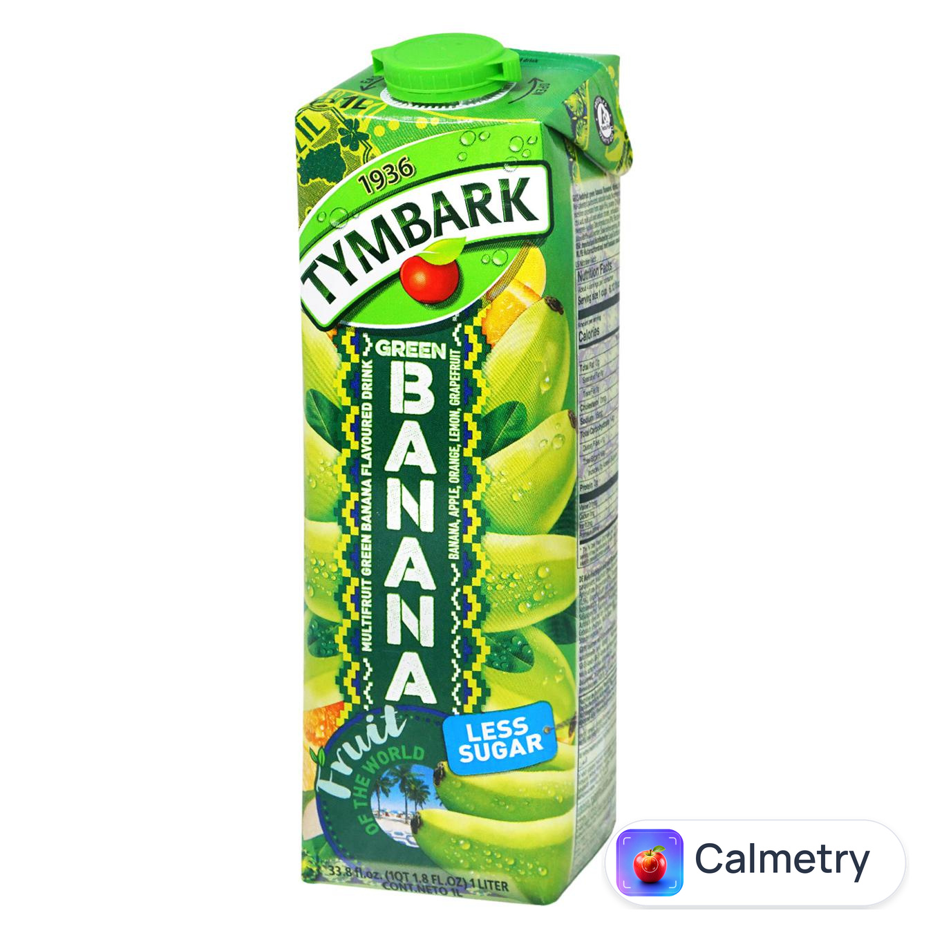Напій Tymbark Зелений банан соковий 1л — фото продукту