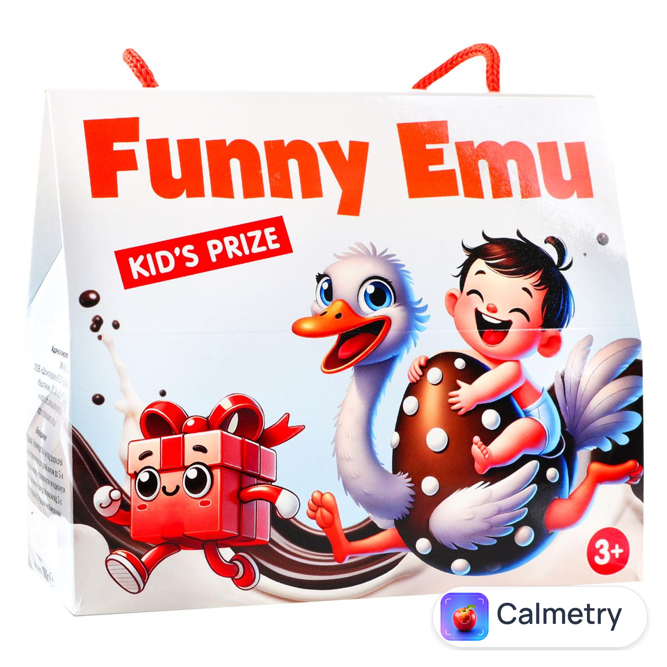 Набір цукерок Kid's Prize Funny Emu з іграшкою 100г