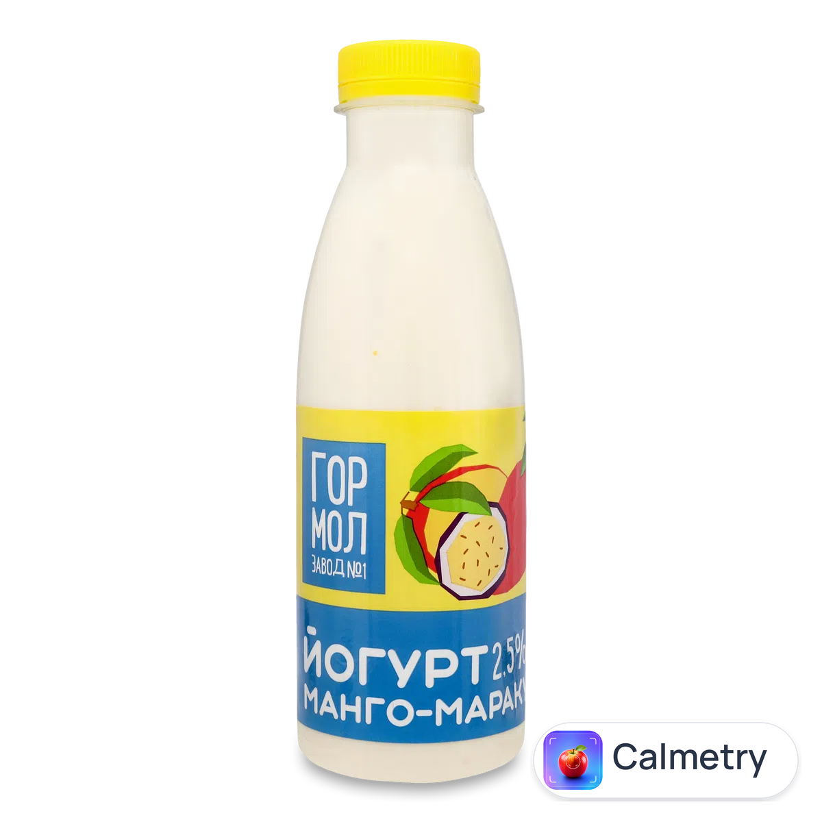 Йогурт Гормолзавод №1 манго-маракуйя 2,5% 500г Міськмолзавод №1