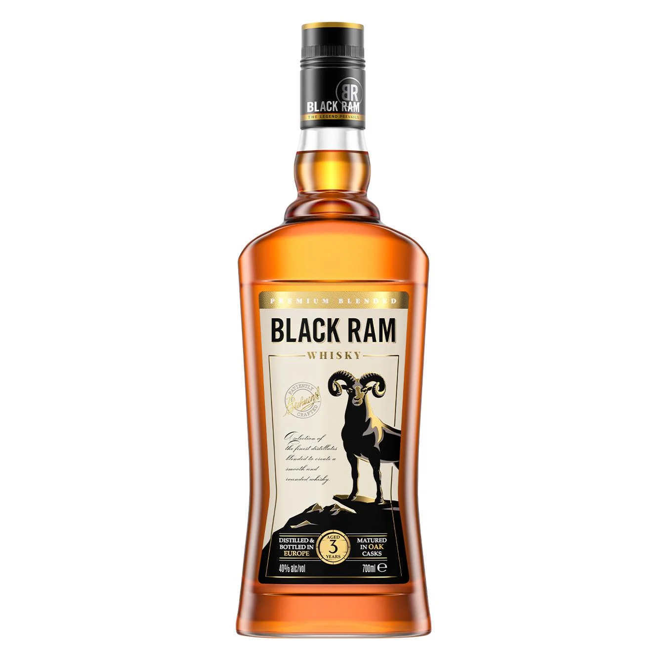 Віскі Black Ram 40% 0,7л — фото продукту