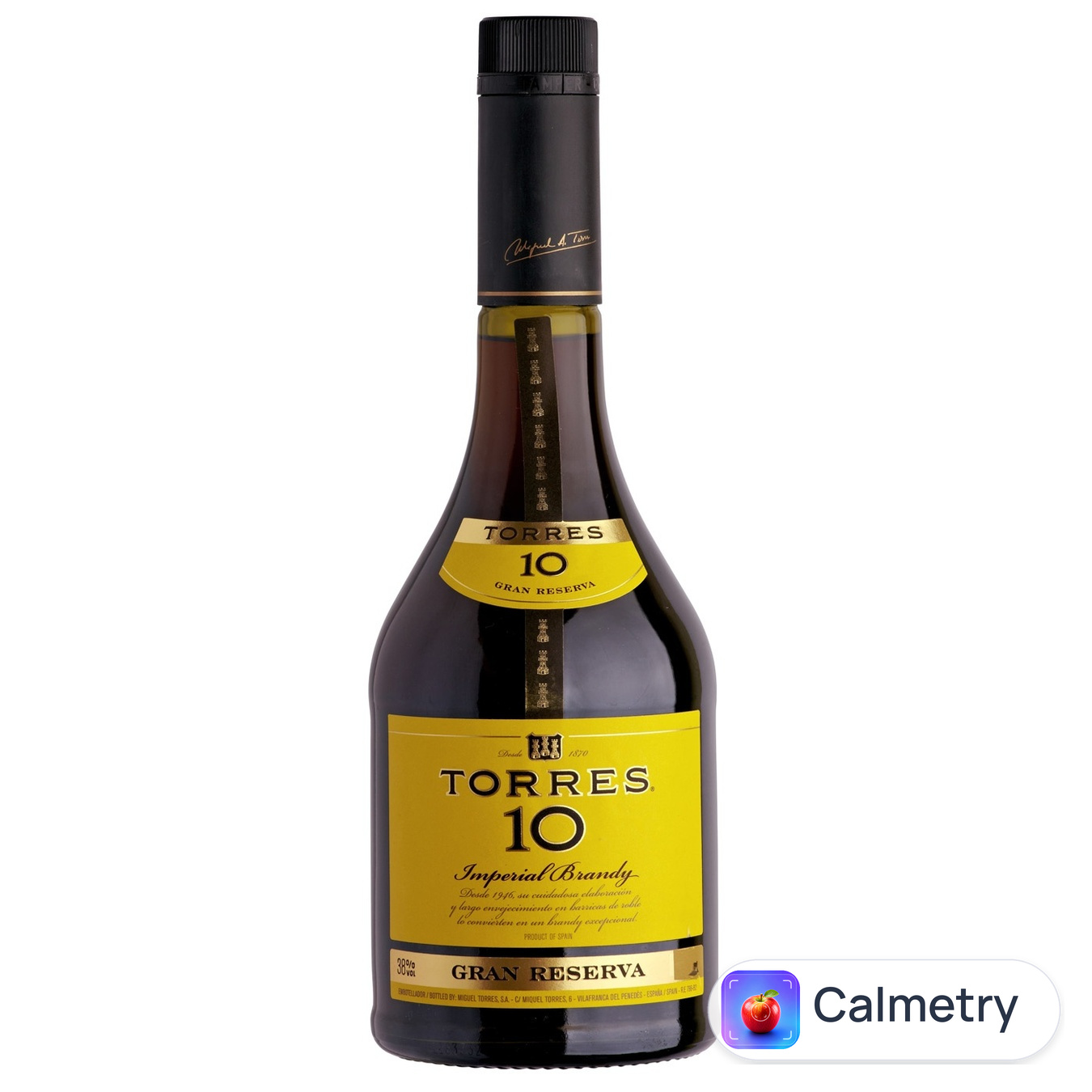 Бренді Torres Gran Reserva 10 років 38% 1л
