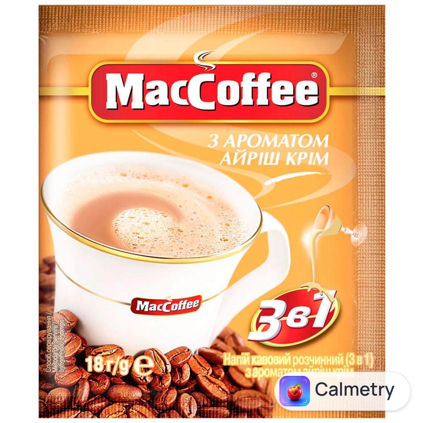 Напій кавовий MacCoffee Irish Cream 3в1 18г