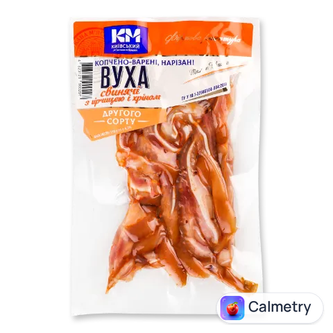 Вуха свинячі Київський МК з гірчицею і хроном в/к