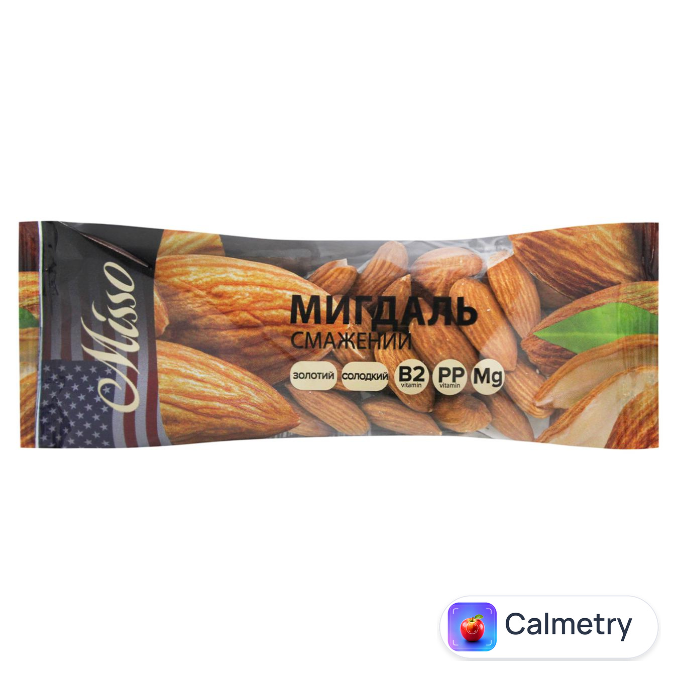 Мигдаль Misso смажений солодкий 40г — фото продукту