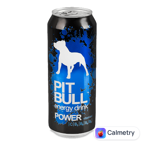 Напій енергетичний Pit Bull Power безалкогольний сильногазований з/б, 0,5л
