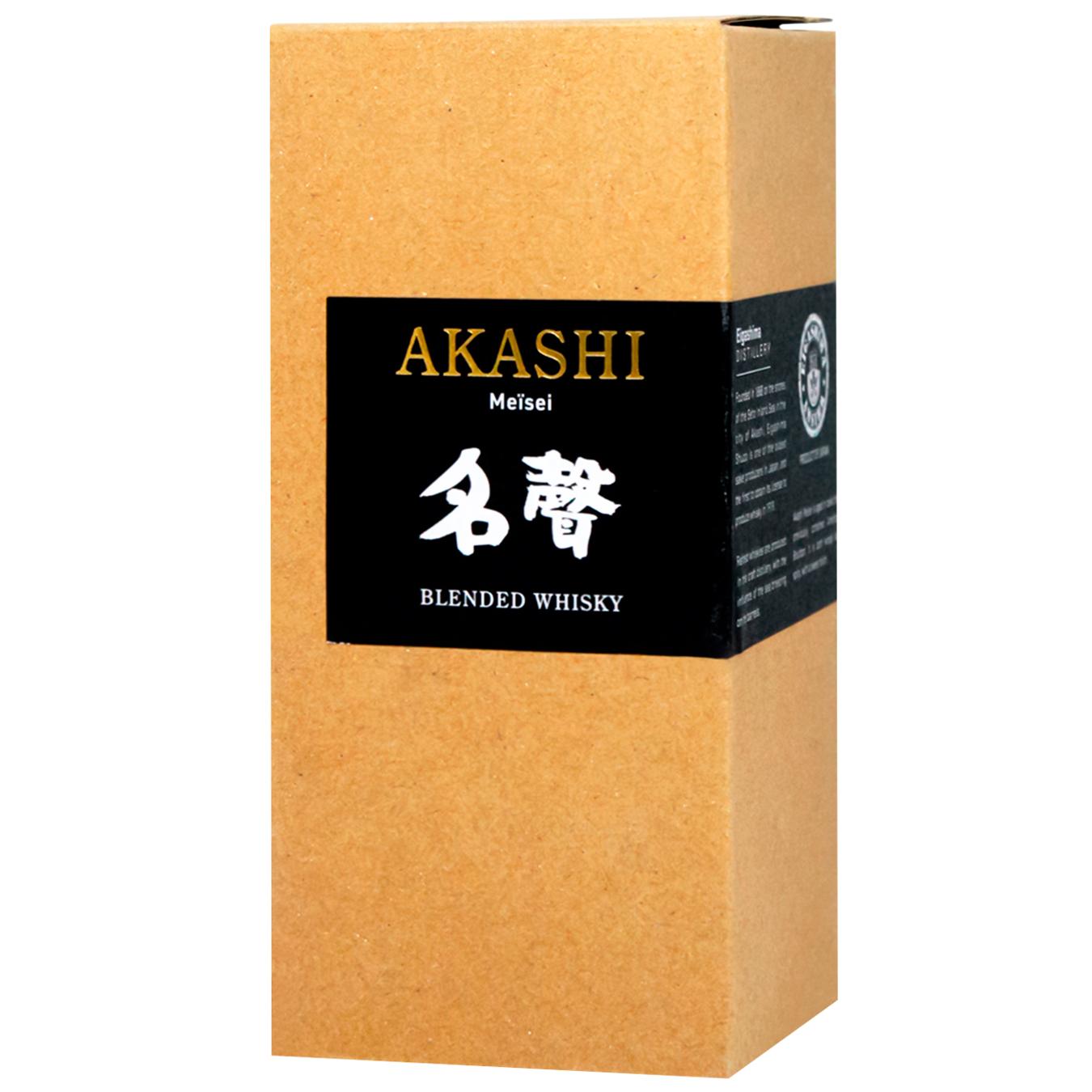 Віскі Akashi Meisei 40% 0,5л — фото продукту