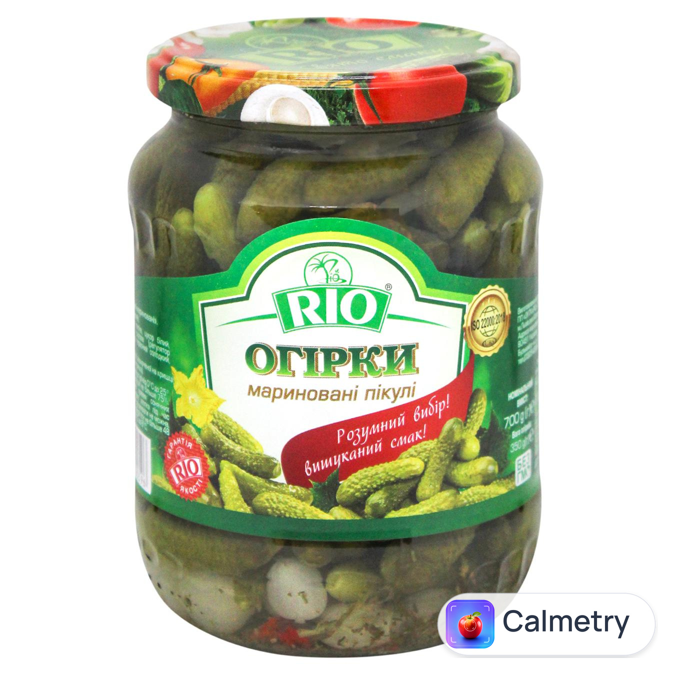 Огірки Rio пікулі мариновані 700г — фото продукту